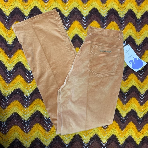 RARE VTG 1970s Corduroy Wide Leg Pants - Picture 14 of 14